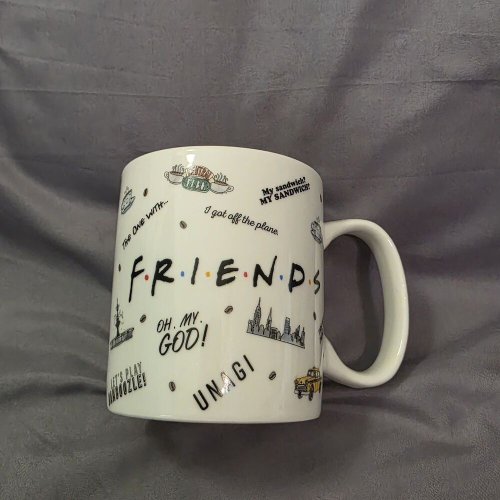 F•R•I•E•N•D•S Coffee Mug One Liners Paladone Dishwasher Microwave Safe 11oz